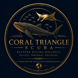 Coral Triangle Scuba circular emblem
